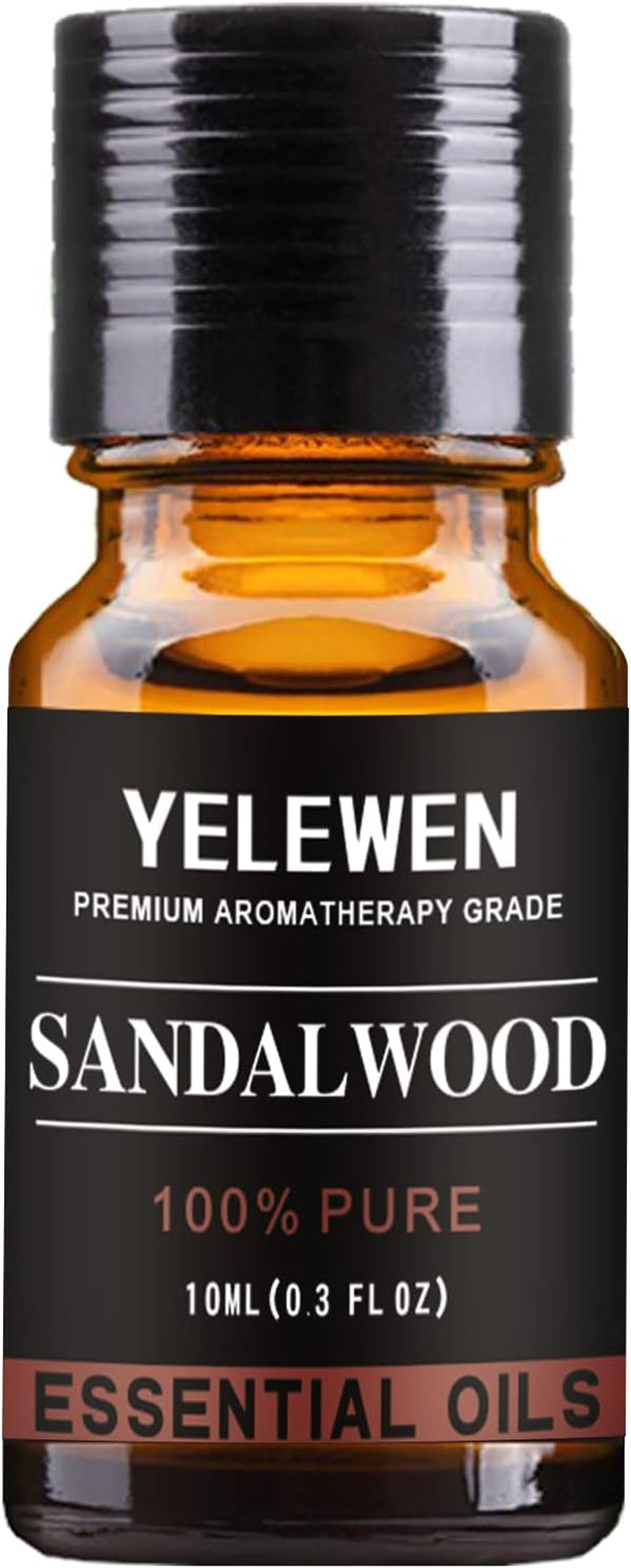 Sandalwood Essential Oils Pure Organic & Aromatherapy Grade Scented Oils 10Ml Perfect for Diffuser, Meditation, Relaxation, Sleep, Cosmetics, Soaps, Candles, Skin Care