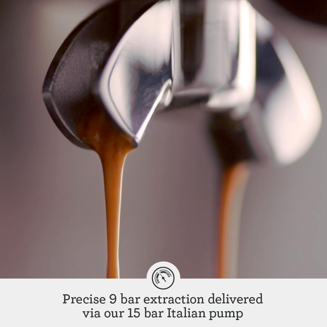 Breville BES878BSS Barista Pro Espresso Machine, Brushed Stainless Steel