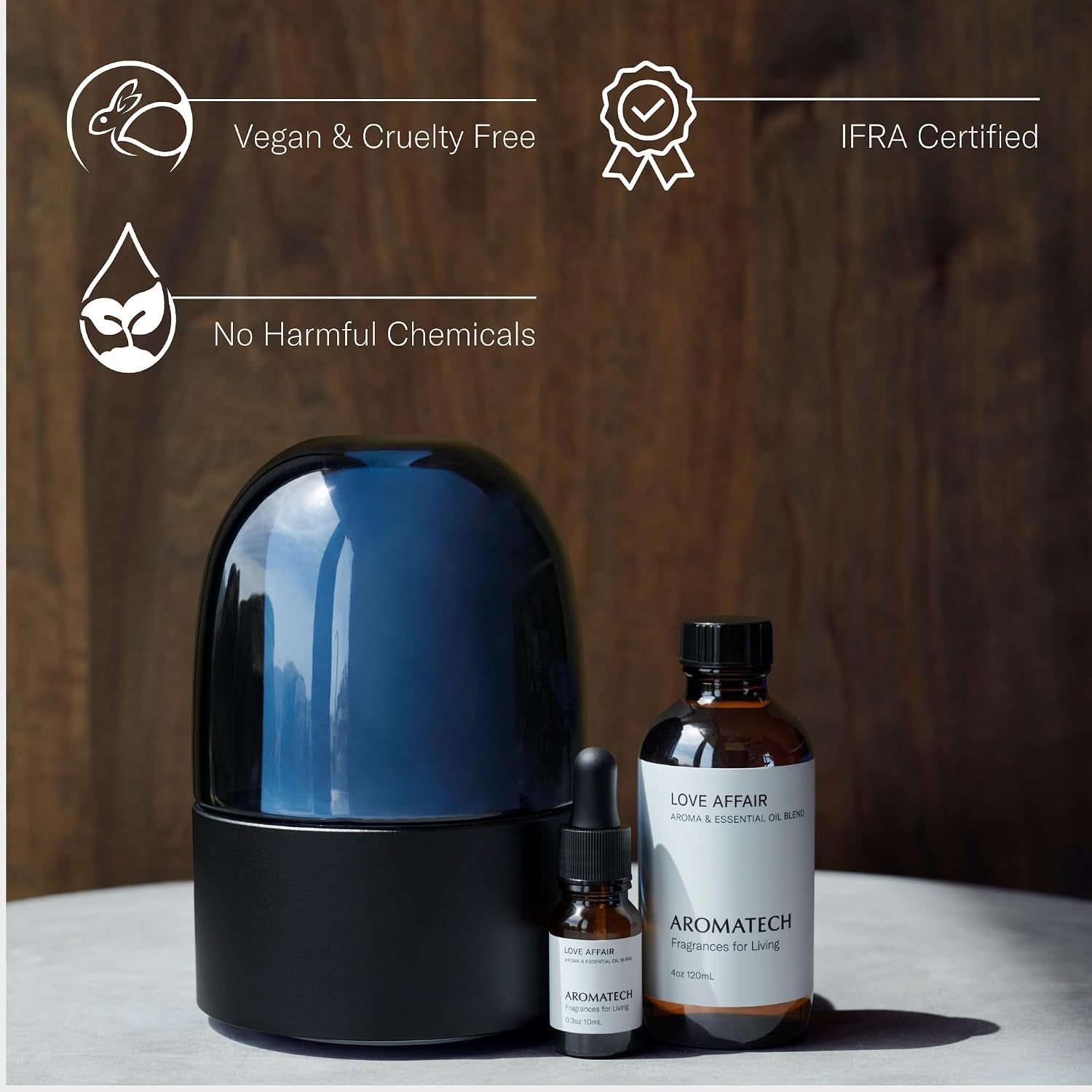 Love Affair Aroma Essential Oil Blend: Luxury Hotel Inspired Aromatherapy with Jasmine, Saffron, Cedar & Amber for Ultrasonic Diffusers & Nebulizers (60 Ml)