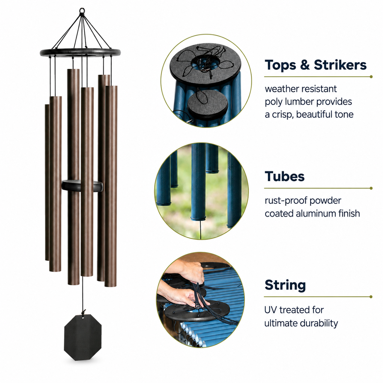 Mountain Reflections Wind Chimes