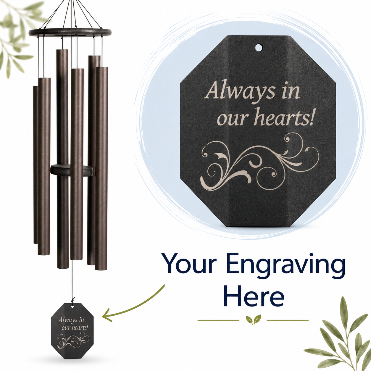 Mountain Reflections Wind Chimes