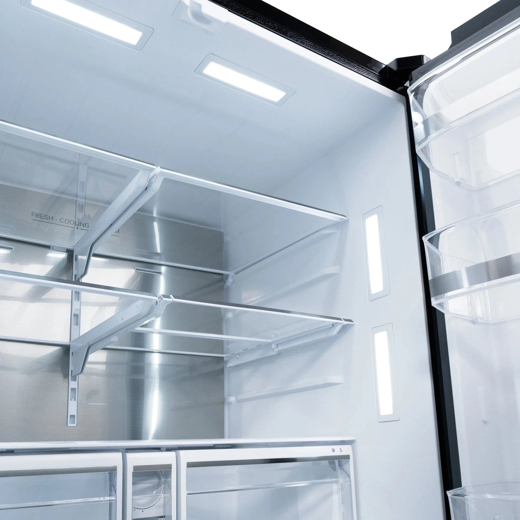 ZLINE 36" Refrigerator, Water, Ice Dispenser, Fingerprint Resistant, RSMZ-W-36-BS-CB